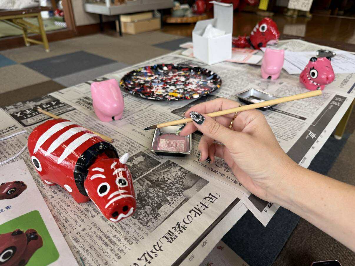 Crafting the Akabeko: Tradition in Every Stroke