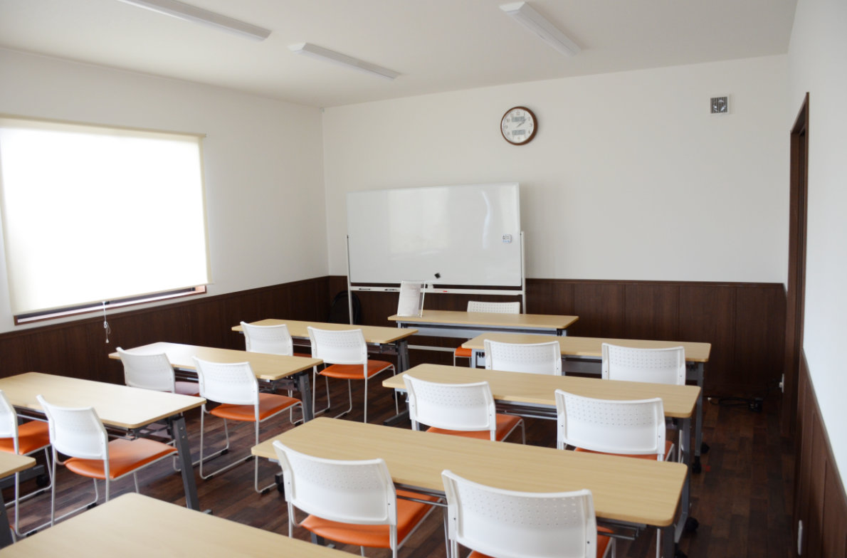 Classroom where seminars about miso and other fermented goods are held