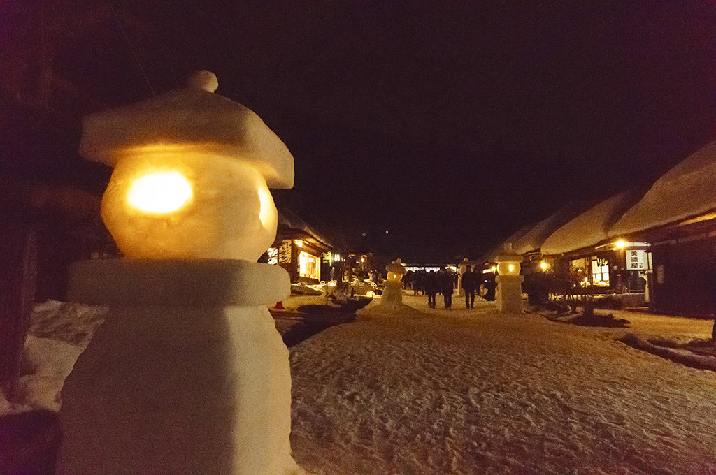Tsuruga Castle in Winter